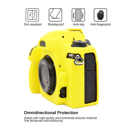 PULUZ Soft Silicone Protective Case for Nikon D780(Yellow)-garmade.com