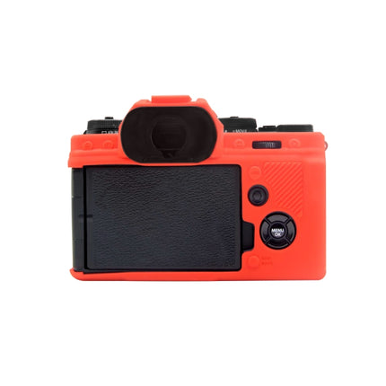 PULUZ Soft Silicone Protective Case for Fujifilm X-T4(Red)-garmade.com