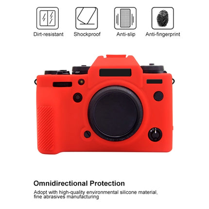PULUZ Soft Silicone Protective Case for Fujifilm X-T4(Red)-garmade.com