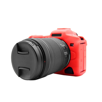 PULUZ Soft Silicone Protective Case for Canon EOS R5(Red)-garmade.com