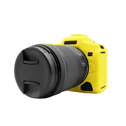 PULUZ Soft Silicone Protective Case for Canon EOS R5 (Yellow)-garmade.com