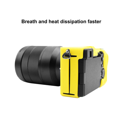 PULUZ Soft Silicone Protective Case for Sony A7C / ILCE-7C(Yellow)-garmade.com
