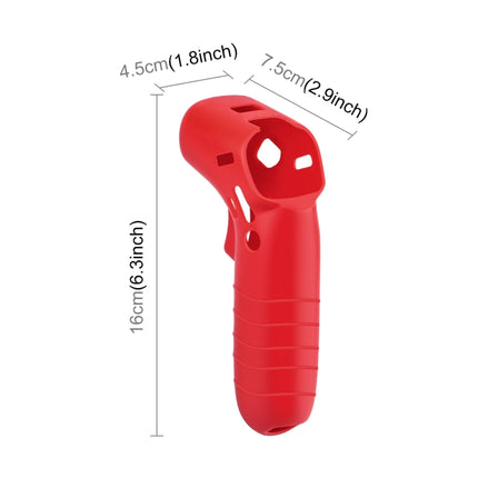 For DJI RC Motion 2 / DJI Avata / FPV Rocker PULUZ Silicone Protective Case with Neck Strap(Red)-garmade.com