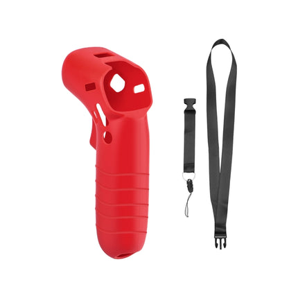 For DJI RC Motion 2 / DJI Avata / FPV Rocker PULUZ Silicone Protective Case with Neck Strap(Red)-garmade.com