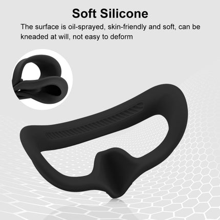 For DJI Avata Goggles 2 PULUZ Flying Eye Mask Silicone Protective Case(Black)-garmade.com