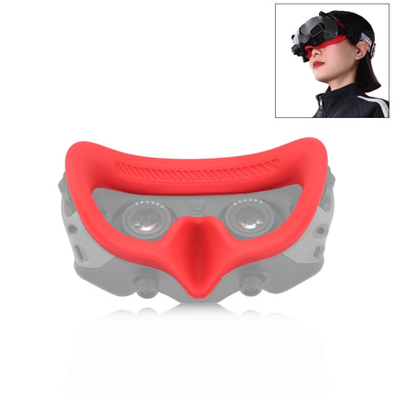 For DJI Avata Goggles 2 PULUZ Flying Eye Mask Silicone Protective Case(Red)-garmade.com