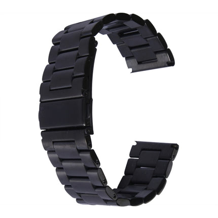 For Apple Watch 38mm Classic Buckle Steel Watchband Replacement, Only Used in Conjunction with Connectors ( S-AW-3291 )(Black)-garmade.com