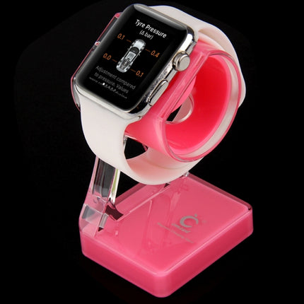 Plastic Charger Holder for Apple Watch 38mm & 42mm (Magenta)-garmade.com