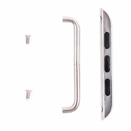 For Apple Watch 38&40mm Metal Strap Connector Metal Buckle, Pair(Silver)-garmade.com
