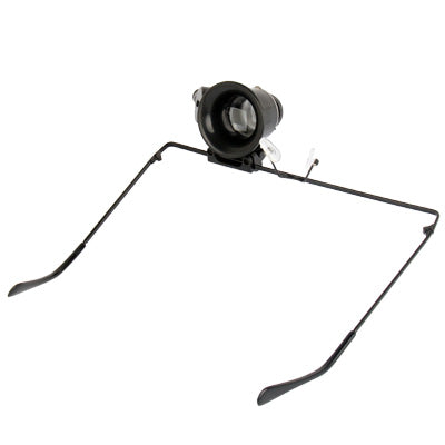 20X Glasses Type Watch Repair Magnifier With LED Light-garmade.com