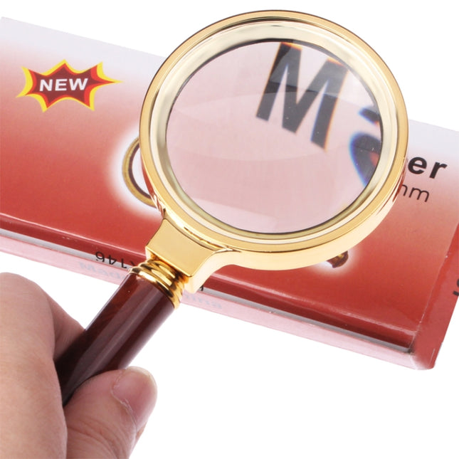 60mm Handheld Magnifier with Wooden Handle-garmade.com