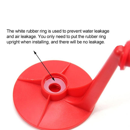 Refrigerator Fizz Saver Dispenser(Red)-garmade.com