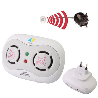 Dual Ultrasonic Sensor Mouse Chaser(White)-garmade.com