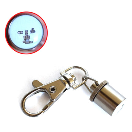 New Style Cylinder Shaped Pet Dog Two Colors Blinking Pendant Hanging Ornament(Grey)-garmade.com