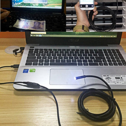 Waterproof Micro USB Endoscope Snake Tube Inspection Camera with 6 LED for OTG Android Phone, Length: 1m, Lens Diameter: 7mm-garmade.com