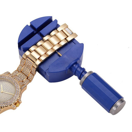 Watch Link Remover Strap Adjuster Bracelet Band Repair Tool Kit(Blue)-garmade.com