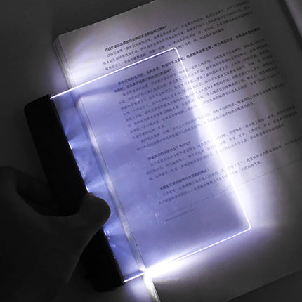 Book Wedge Reading Night Light, 3 LED Bright Panel Travel Lamp-garmade.com