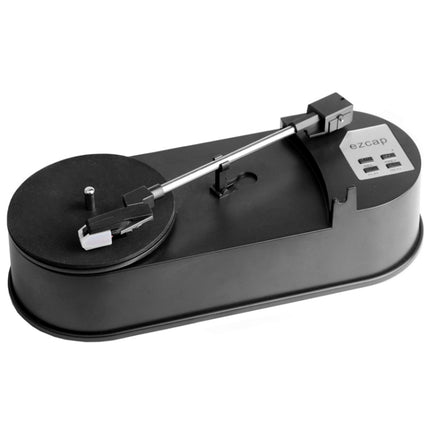 Ezcap613 Mini USB Turntable Turn Plate Vinyl LP to MP3 USB Flash-drive Hot Swapping Converter(Black)-garmade.com