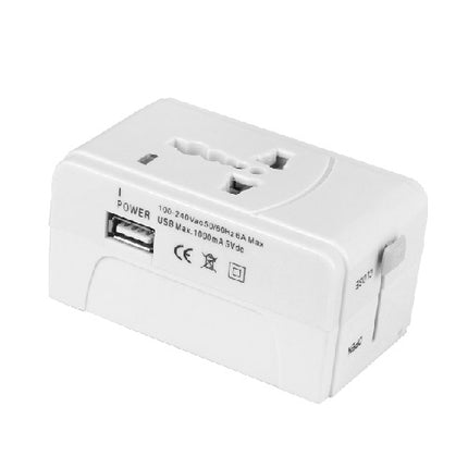 933L 4 in 1 (EU + UK + AU + US Plug) Universal USB Charger Travel Adaptor-garmade.com