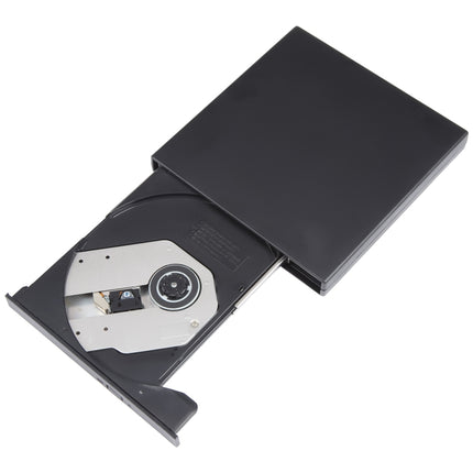 USB Slim Portable Optical Drive (CD-ROM)(Black)-garmade.com