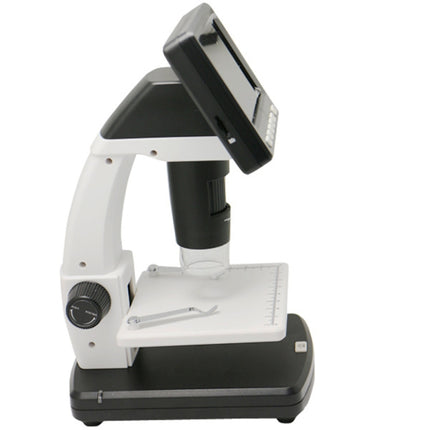 500X 5 Mega Pixels 3.5 inch LCD Standalone Digital Microscope with 8 LEDs, Support TF Card up to 32G (DMS-038M)(White)-garmade.com