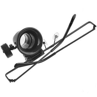 20X Glasses Type Watch Repair Magnifier with LED Light-garmade.com