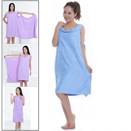 Magic Towel Bath Towel Clothes Beach Towel Dress for Adults, Size: 150 x 80cm(Blue)-garmade.com