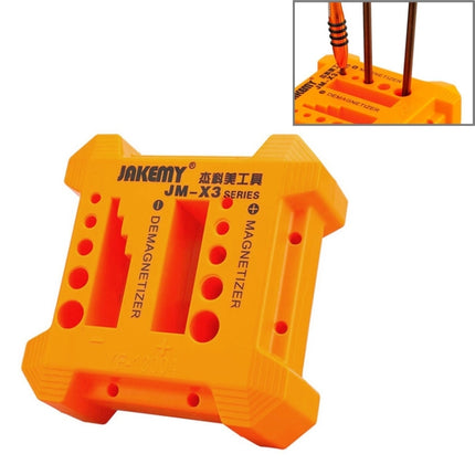 JAKEMY JM-X3 Magnetizer/Demagnetizer with Screwdriver Holes, Size: Large-garmade.com