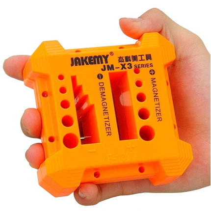 JAKEMY JM-X3 Magnetizer/Demagnetizer with Screwdriver Holes, Size: Large-garmade.com