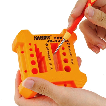 JAKEMY JM-X3 Magnetizer/Demagnetizer with Screwdriver Holes, Size: Large-garmade.com