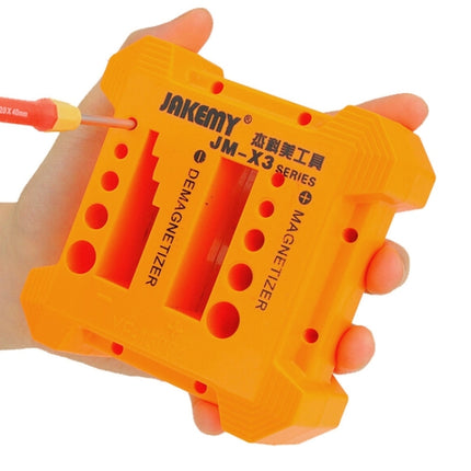 JAKEMY JM-X3 Magnetizer/Demagnetizer with Screwdriver Holes, Size: Large-garmade.com