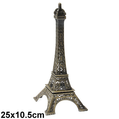 Paris Eiffel Tower Furnishing Articles Model Photography Props Creative Household Gift (Size:25 x 10.5cm )-garmade.com