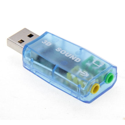 USB DSP 5.1 External Sound Card Adapter Mono Channel (Color random delivery)-garmade.com