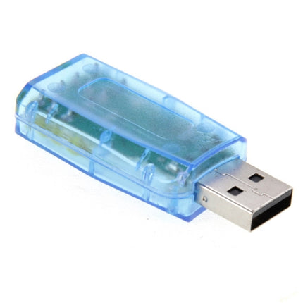 USB DSP 5.1 External Sound Card Adapter Mono Channel (Color random delivery)-garmade.com