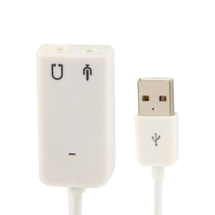 7.1 Channel USB Sound Adapter(White)-garmade.com