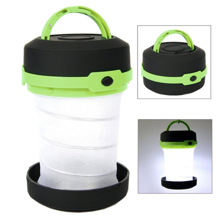 Outdoor Portable Camping Flashlight, Retractable LED 3-Mode Lantern Light Tent Lamp (Black)-garmade.com