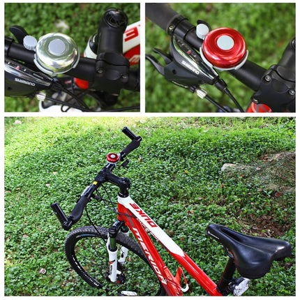 Mini Aluminum Alloy Bicycle Bell Ring(Black)-garmade.com