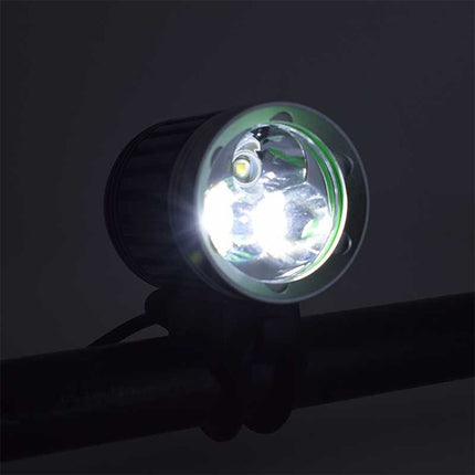 CREE XM-L 3 x T6 3 Mode 3800LM Bicycle Light and Headlight-garmade.com