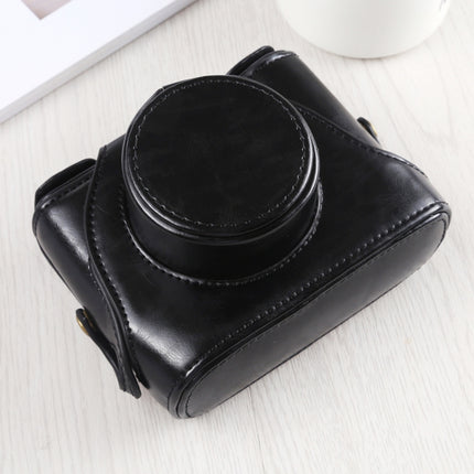 Full Body Camera PU Leather Case Bag with Strap for FUJIFILM X10 / X20(Black)-garmade.com