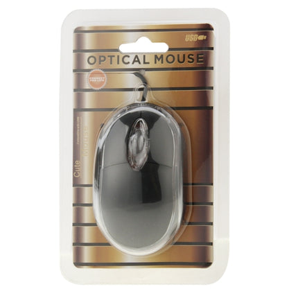 1000dpi Colorful Light USB Scroll Wheel Optical Mouse(Black)-garmade.com