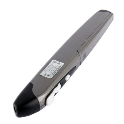 2.4GHz 500 / 1000DPI Wireless Pen Mouse with USB Mini Receiver, Transmission Distance: 10m(Grey)-garmade.com