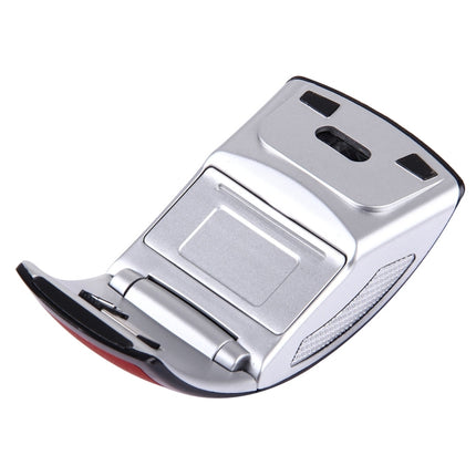 Wireless 2.4GHz 800-1200-1600dpi Snap-in Transceiver Folding Wireless Optical Mouse / Mice(Red)-garmade.com