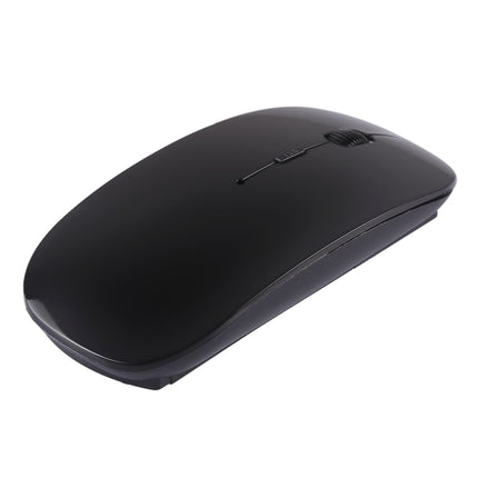 2.4GHz Wireless Ultra-thin Laser Optical Mouse with USB Mini Receiver, Plug and Play(Black)-garmade.com
