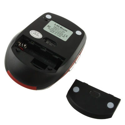 2.4 GHz 800~1600 DPI Wireless 6D Optical Mouse with USB Mini Receiver, Plug and Play, Working Distance up to 10 Meters (Red)-garmade.com