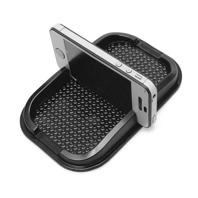 Universal Mobile Phone Car Rubber Smart Non-slip Stand Holder, For iPhone, Galaxy, Sony, Lenovo, HTC, Huawei, and other Smartphones(Black)-garmade.com