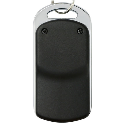 315MHz Metal Learning Code 4 Keys Remote Control for Car Garage Door (Black + Silver)-garmade.com