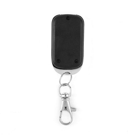 315MHz Metal Wireless Learning Code 4 Keys Remote Control (Black + Silver)-garmade.com