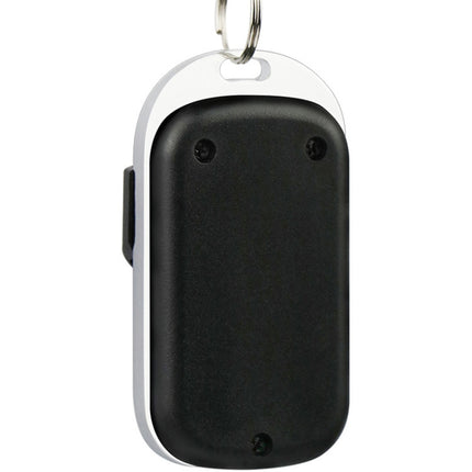 433MHz Metal Wireless Learning Code 4 Keys Remote Control (Black + Silver)-garmade.com