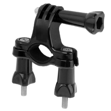 Universal Bike Handlebar Seatpost Mount for GoPro HERO10 Black / HERO9 Black / HERO8 Black /7 /6 /5 /5 Session /4 Session /4 /3+ /3 /2 /1, DJI Osmo Action, Xiaoyi and Other Action Cameras(Black)-garmade.com