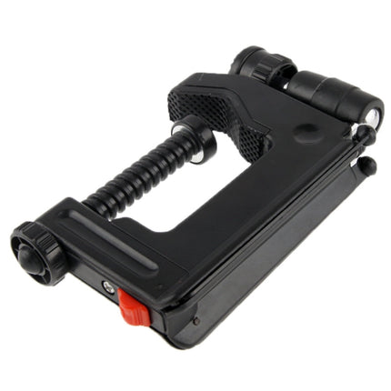 Portable Multi-Function Folding Clamp Tripod for Mini Card Digital Camera(Black)-garmade.com